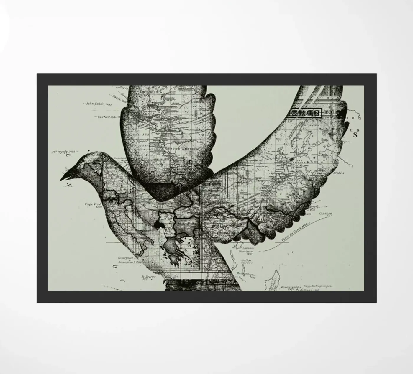 Wanderlust deurmat van Tobe Fonseca