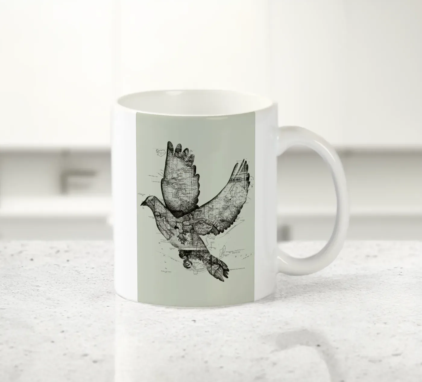 Wanderlust ceramic mug by Tobe Fonseca