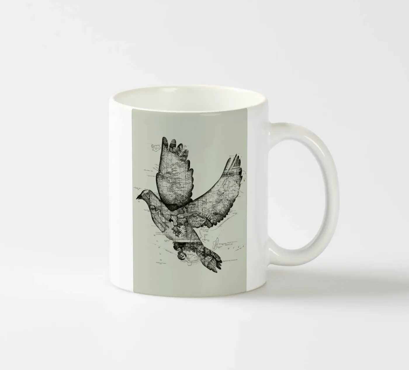 Wanderlust ceramic mug by Tobe Fonseca