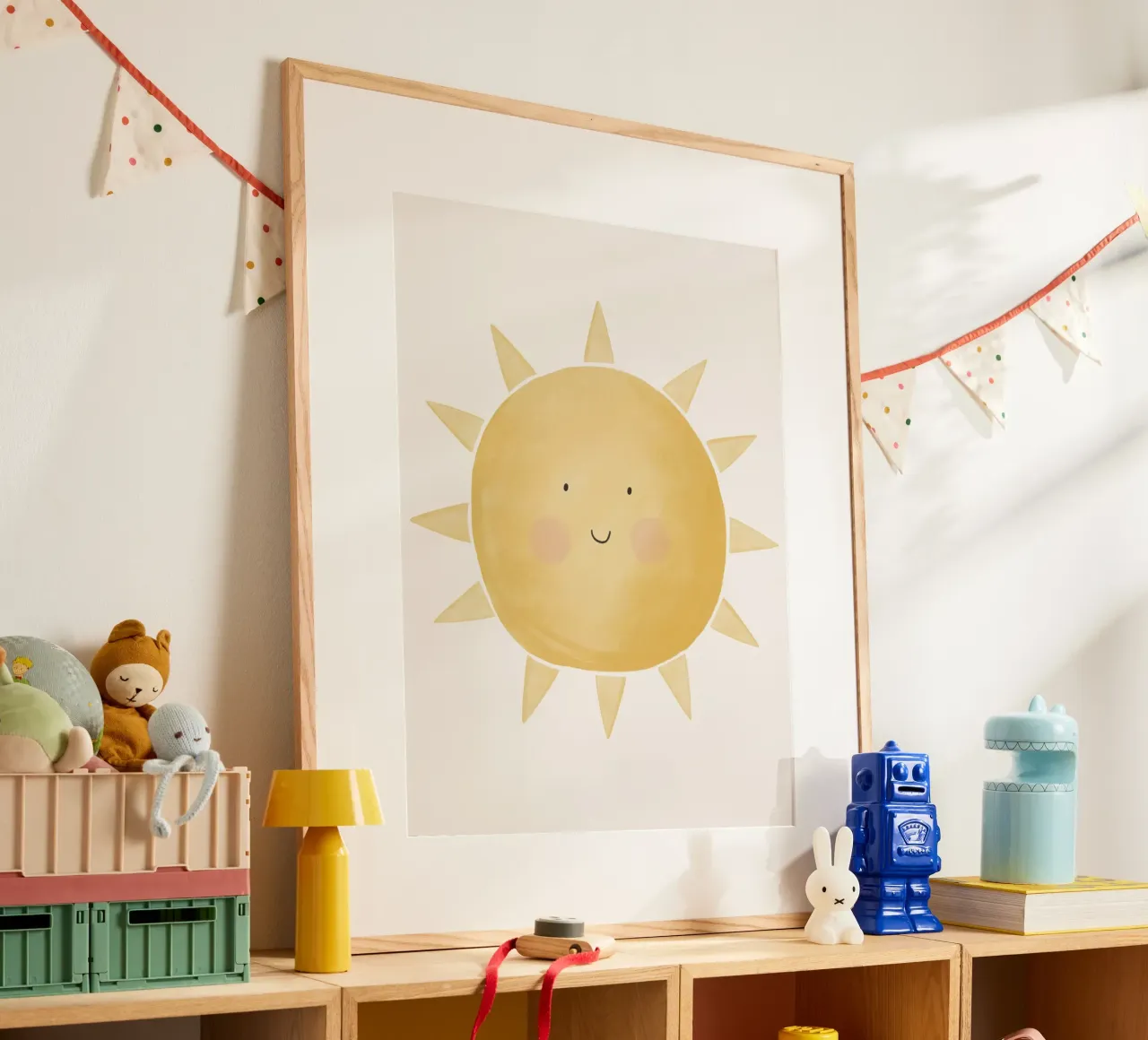 Smiling Sun poster da Menina Lisboa