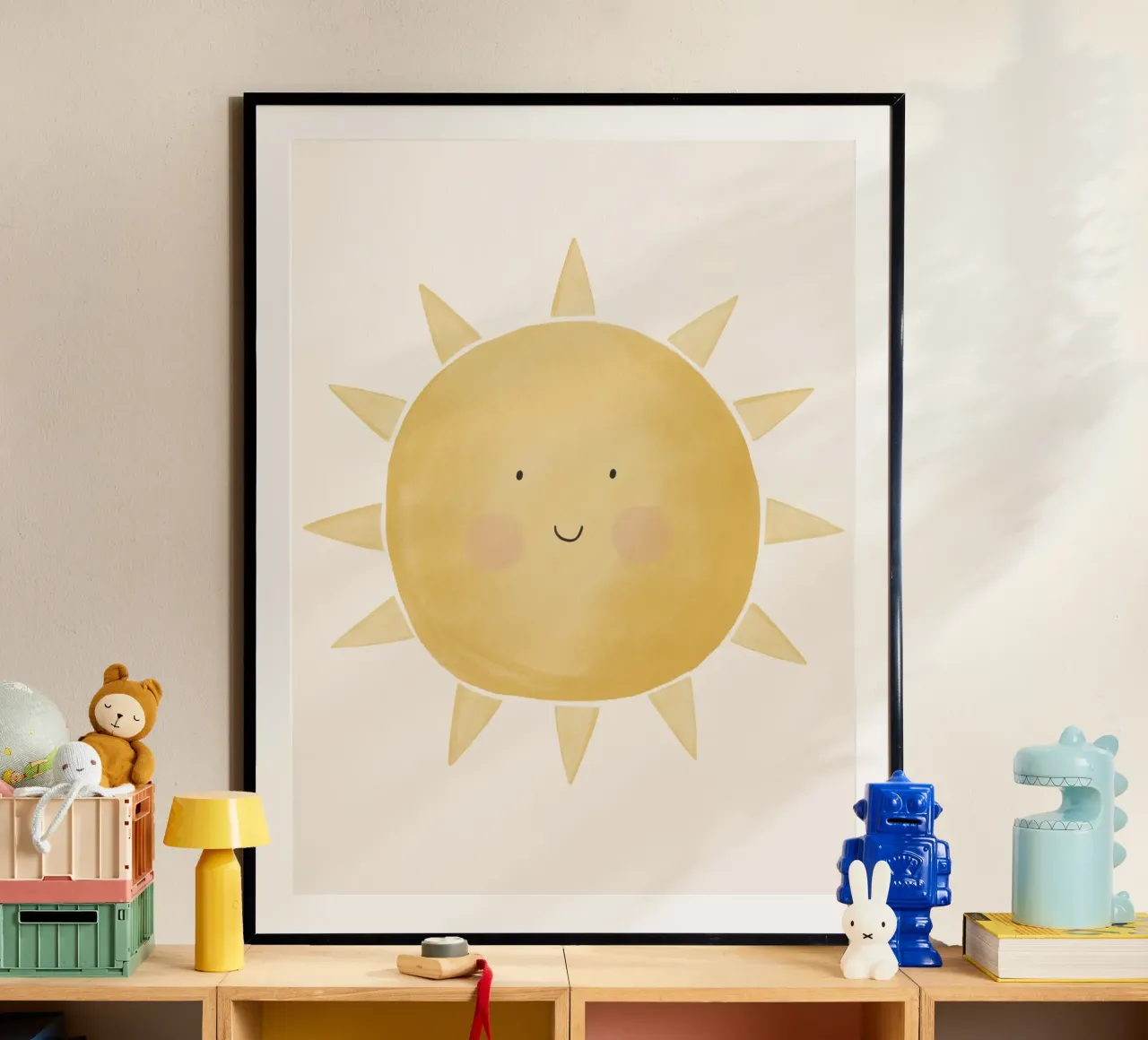 Smiling Sun poster da Menina Lisboa