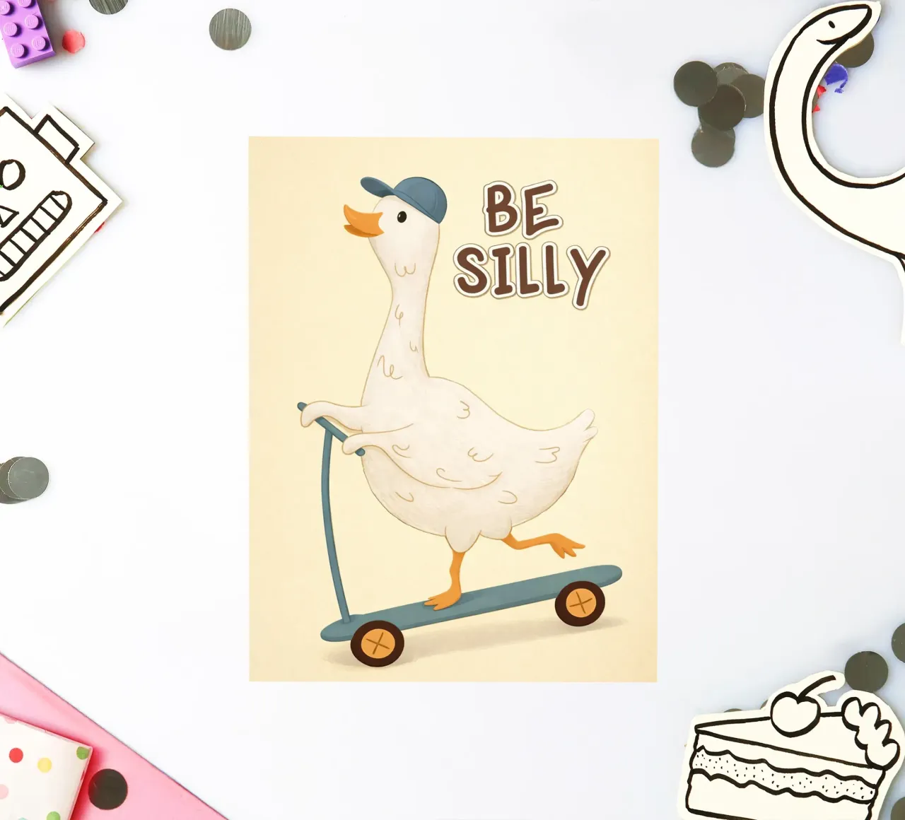 essere sciocco adesivo da Britania