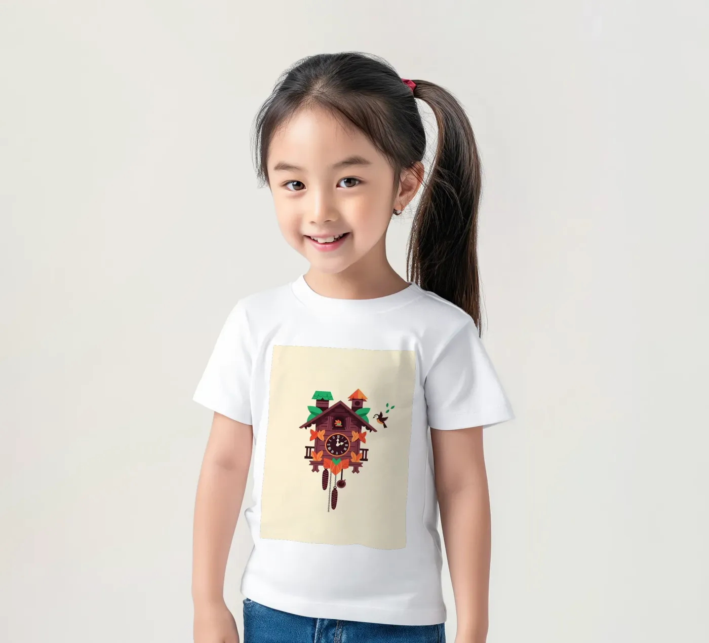 Orologio a cucù t-shirt bambini da ArtPlane