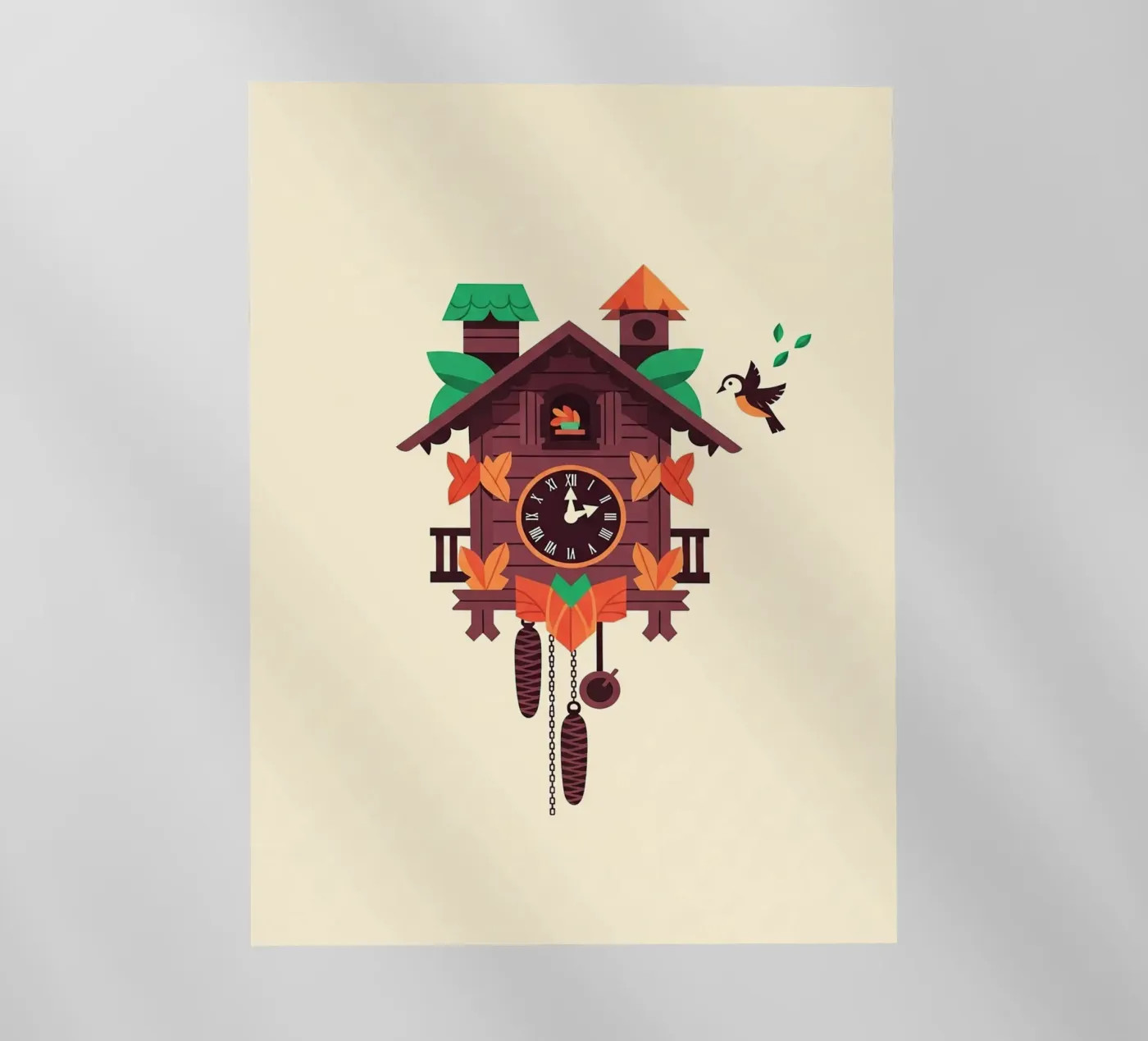 Orologio a cucù pellicola backlit da ArtPlane