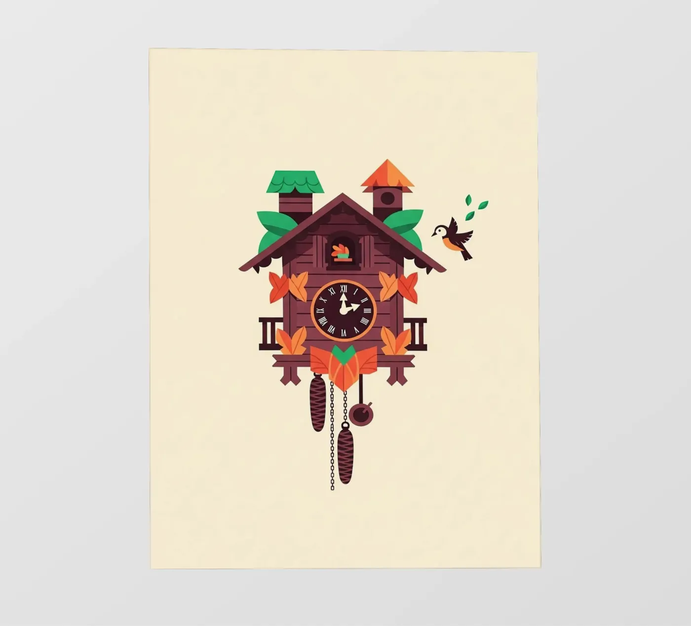 Orologio a cucù pellicola backlit da ArtPlane