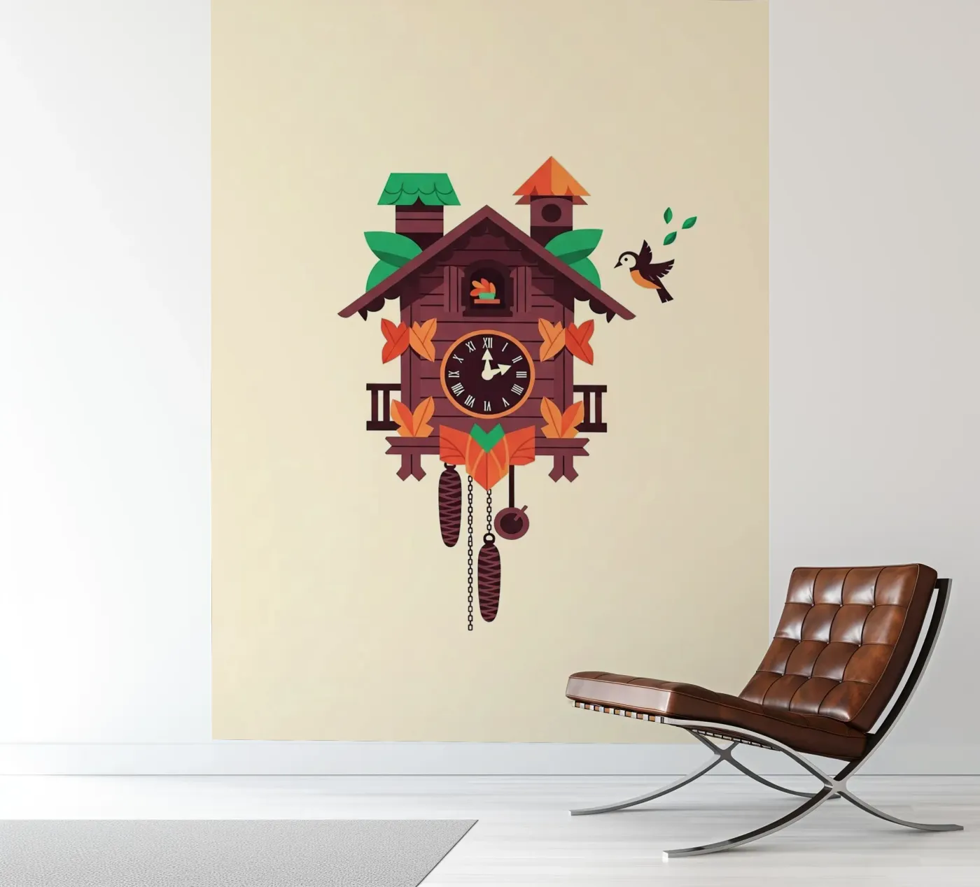 Koekoeksklok fotobehang van ArtPlane