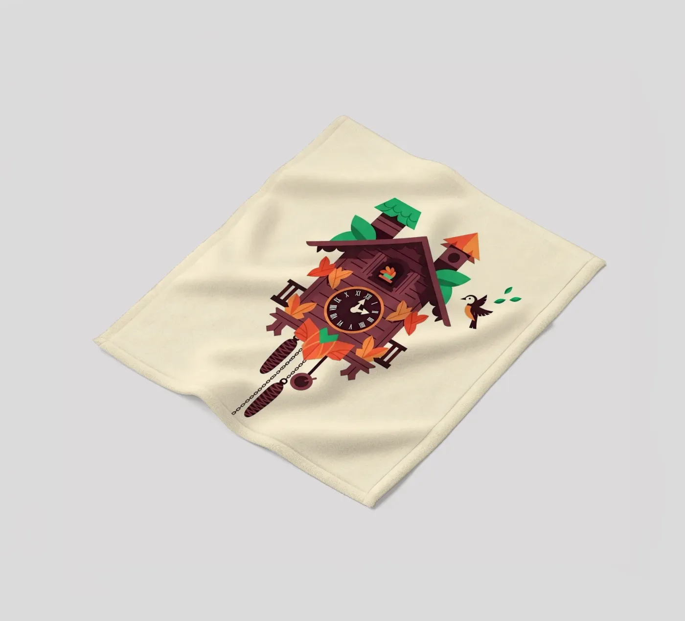 Cuckoo Clock coperta in pile da ArtPlane