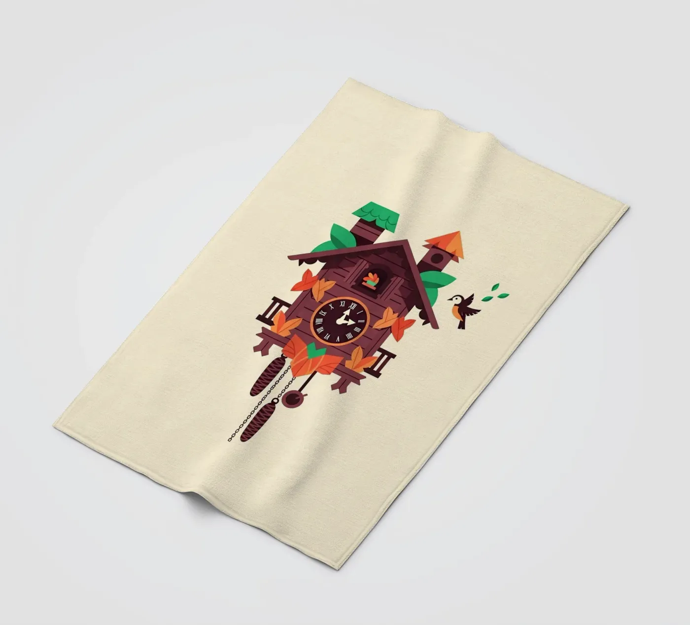 Cuckoo Clock fleecedeken van ArtPlane