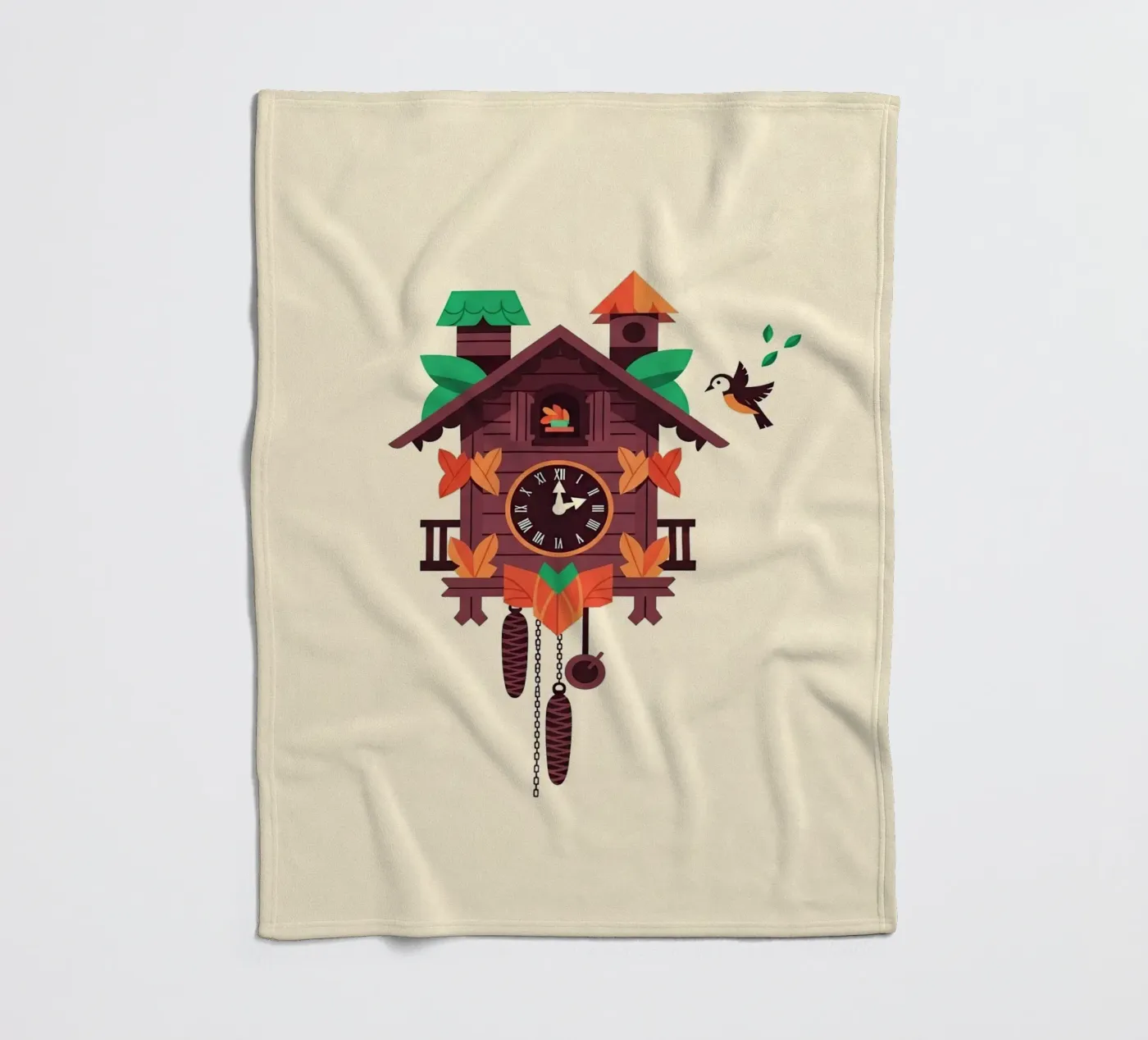 Cuckoo Clock coperta in pile da ArtPlane