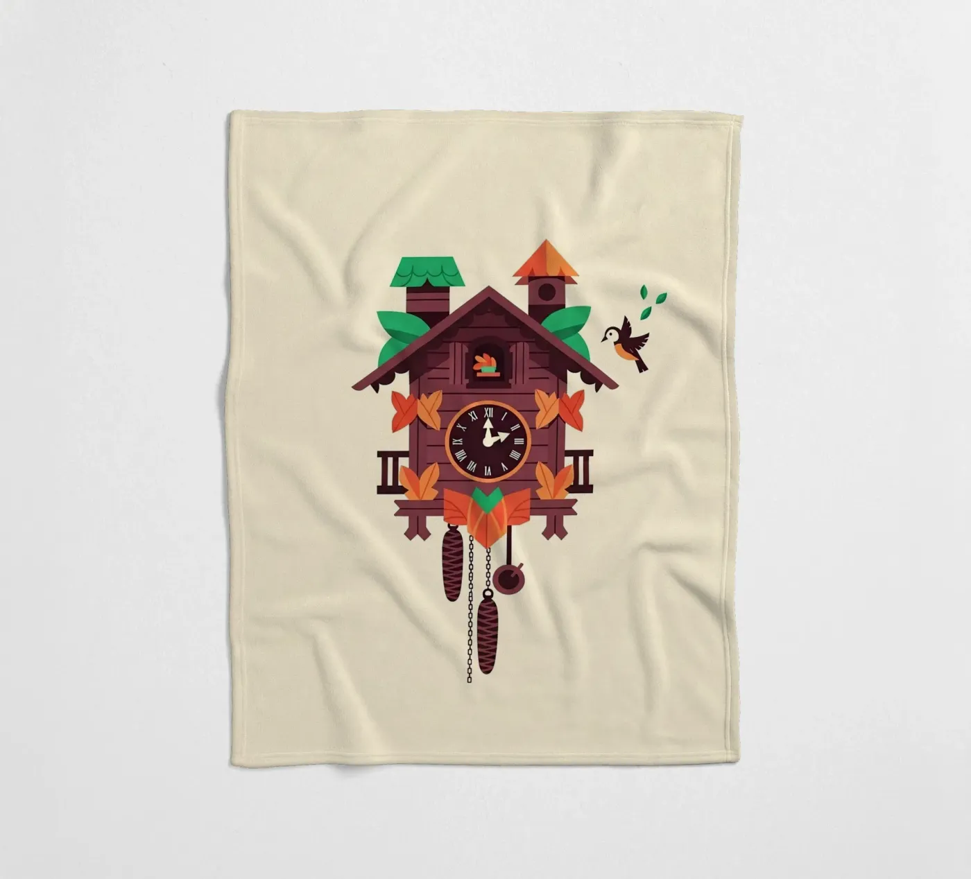 Cuckoo Clock coperta in pile da ArtPlane