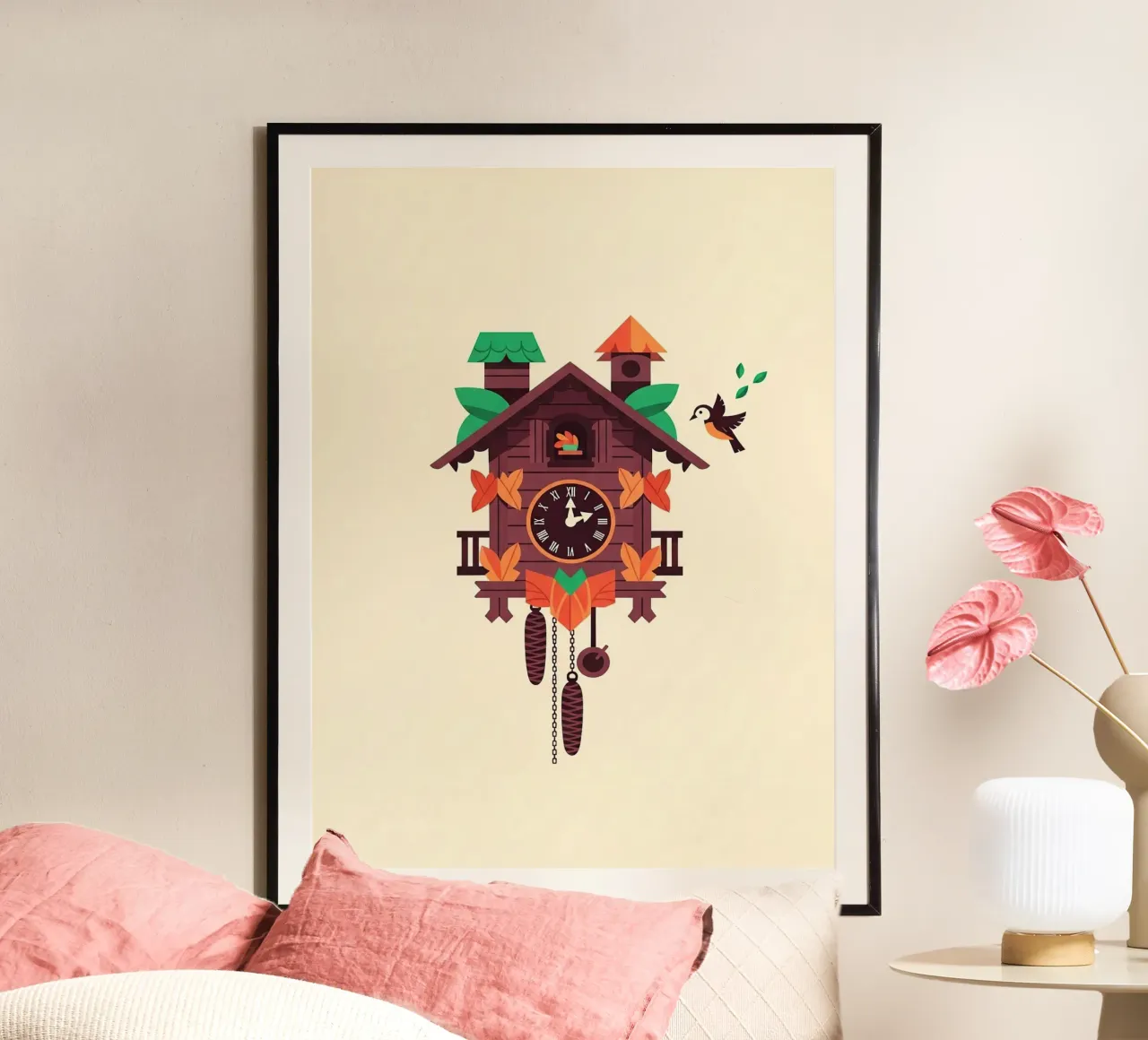 Cuckoo Clock poster by ArtPlane
