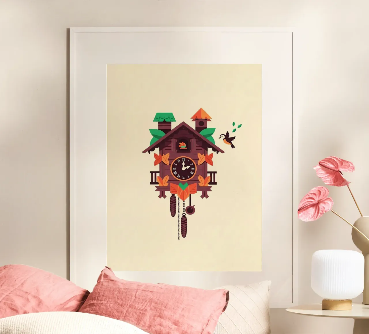 Cuckoo Clock poster by ArtPlane