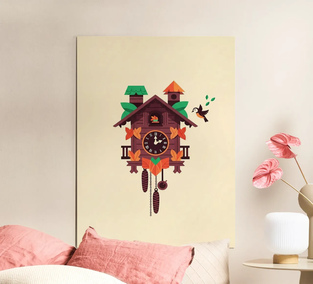 Cuckoo Clock poster by ArtPlane
