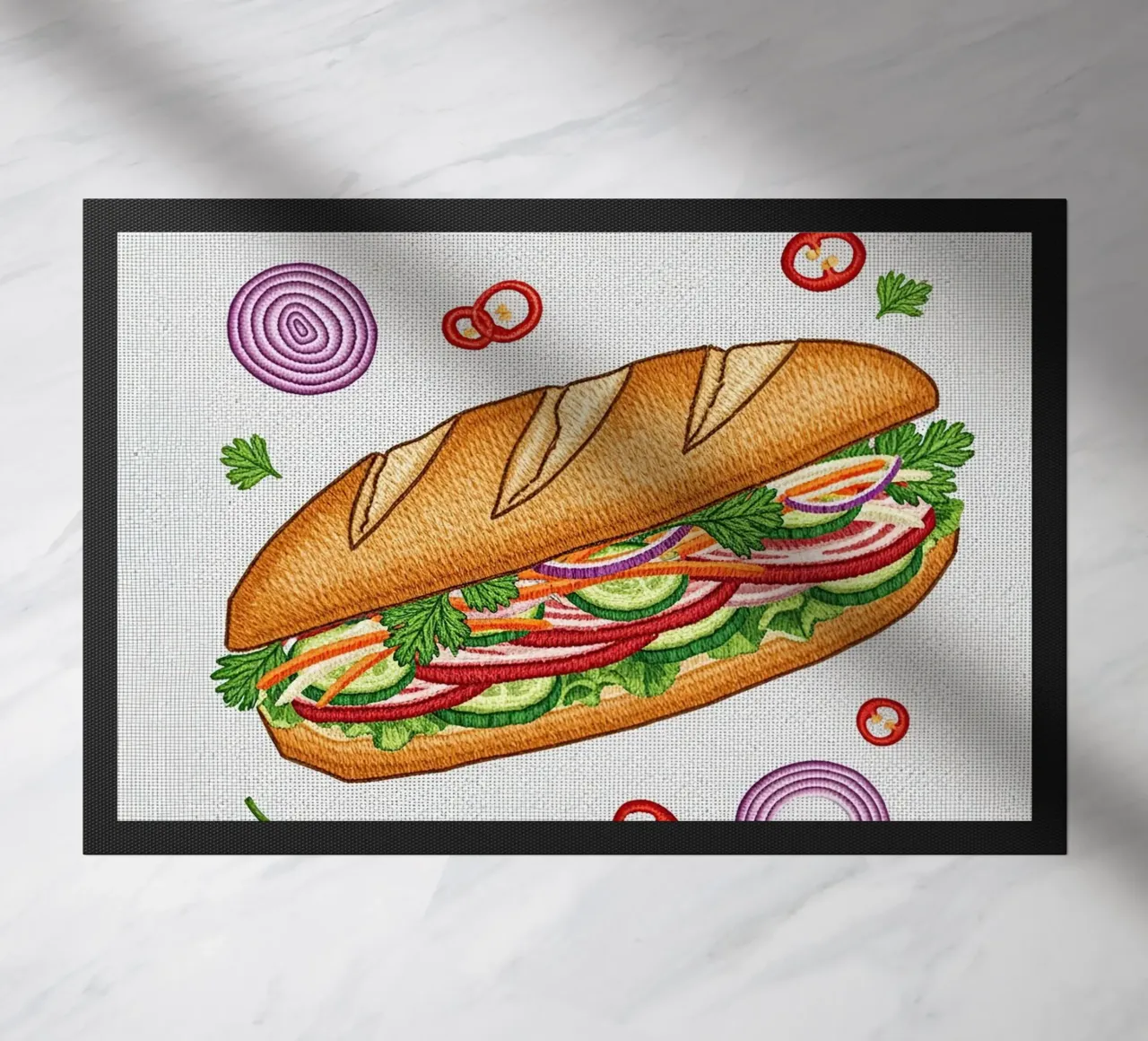 BLISS BREAD doormat by ArtPlane