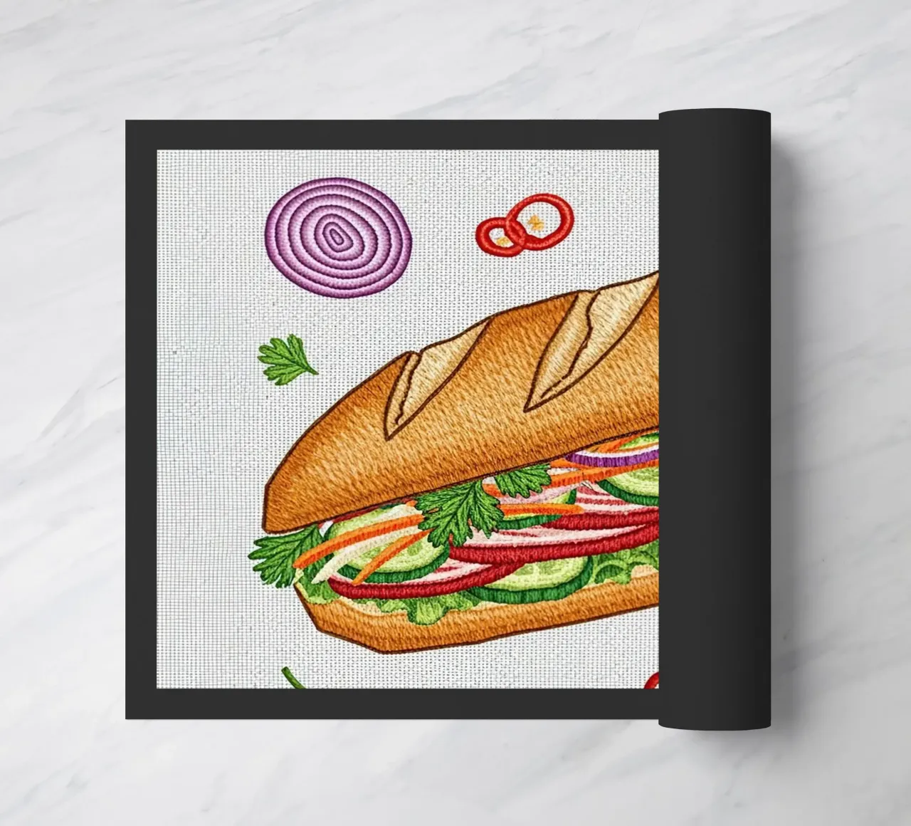 BLISS BREAD doormat by ArtPlane