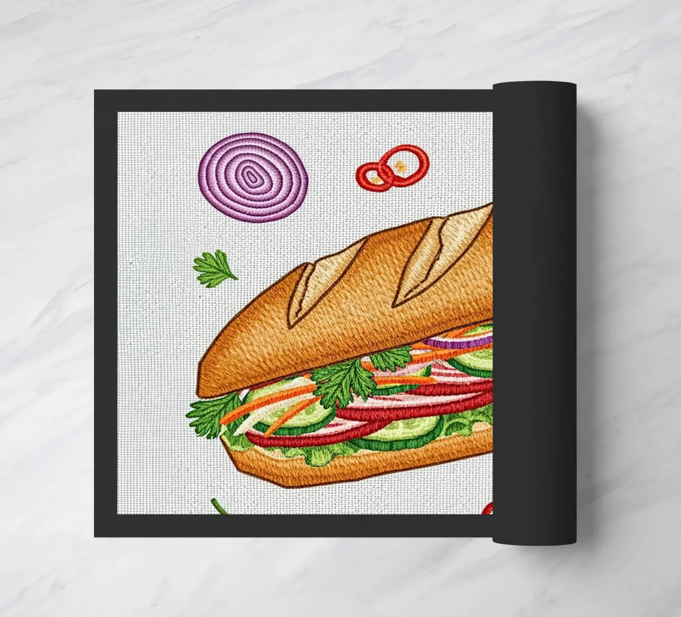 BLISS BREAD Fußmatte von ArtPlane