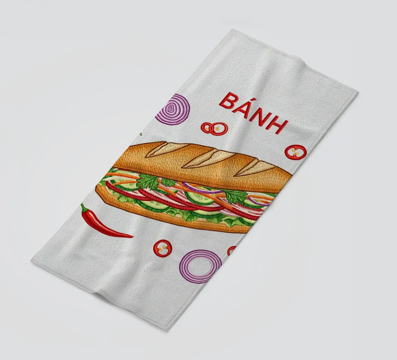 BLISS BREAD beach towel by ArtPlane