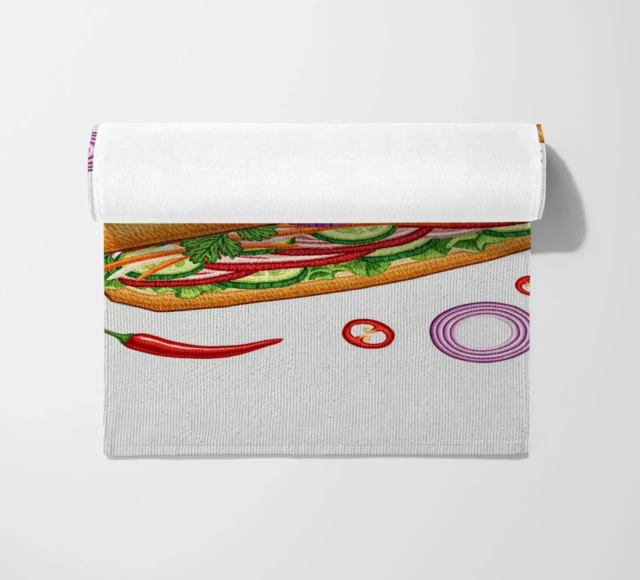 BLISS BREAD beach towel by ArtPlane