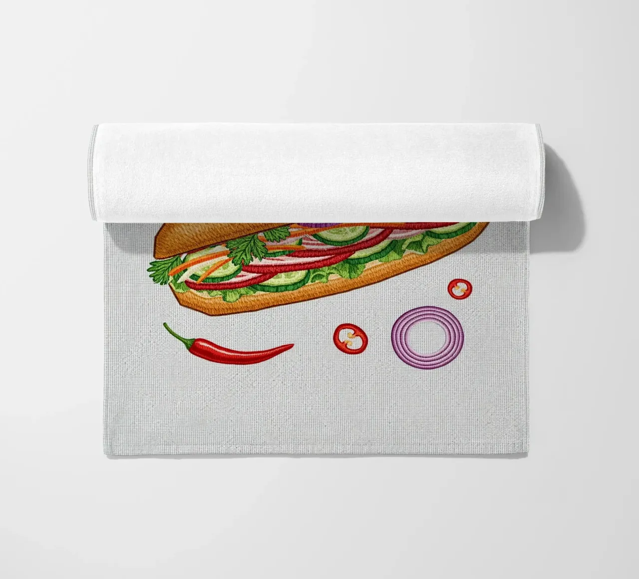 BLISS BREAD beach towel by ArtPlane