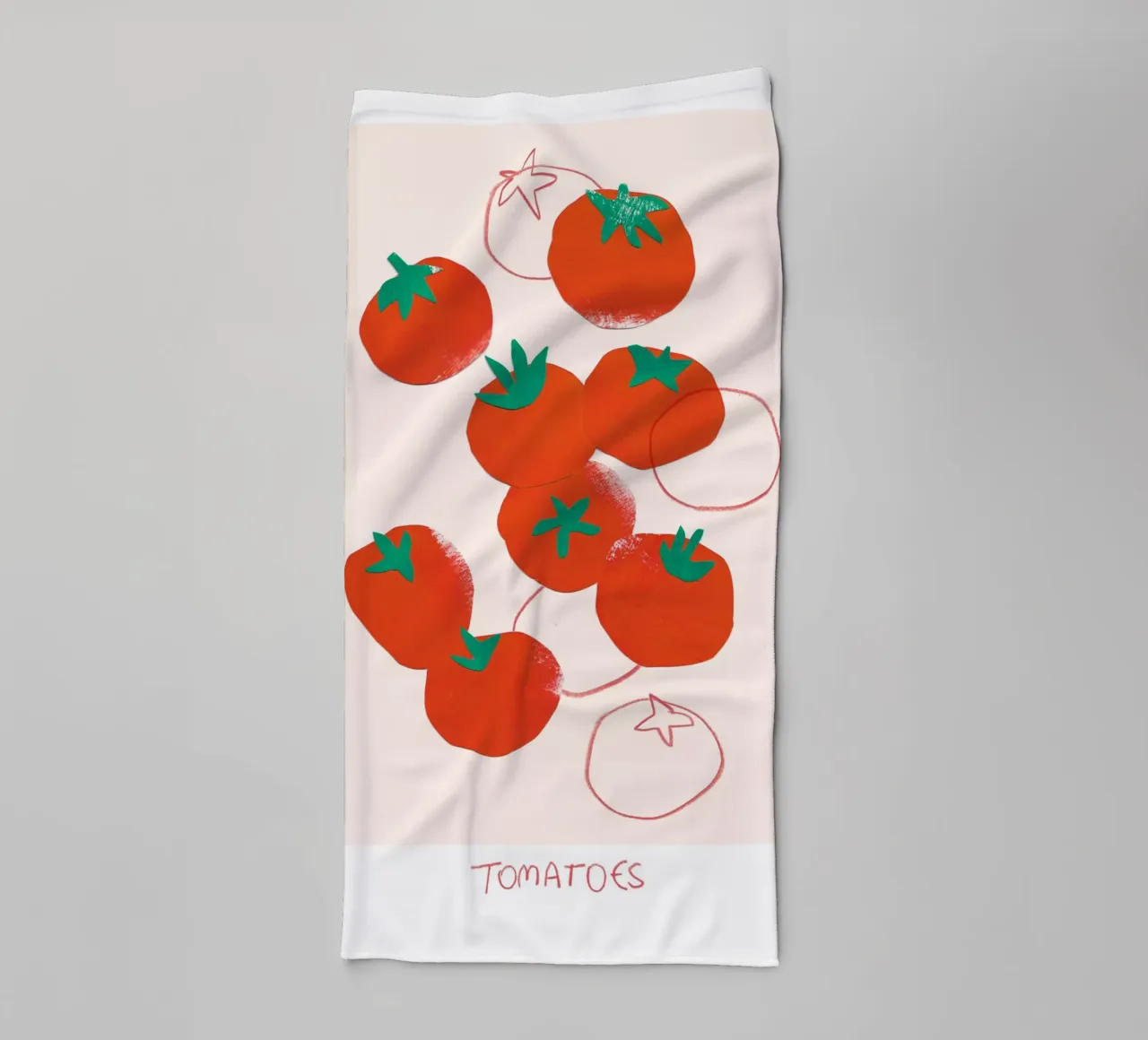 Tomatoes asciugamano da bagno da Farina Kuklinski
