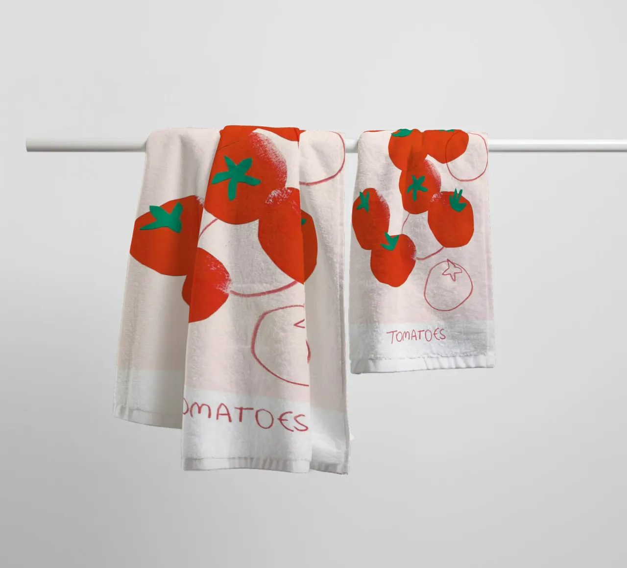 Tomatoes asciugamano da bagno da Farina Kuklinski
