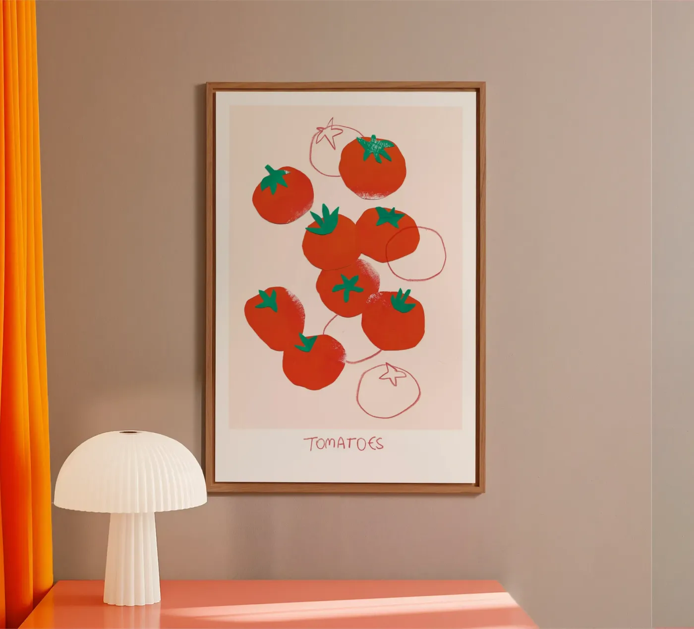 Tomatoes forex plate by Farina Kuklinski