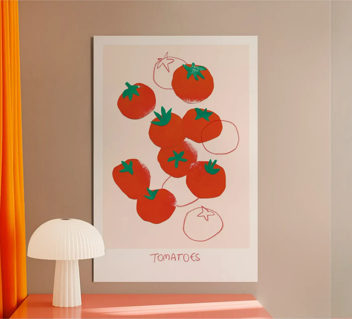 Tomatoes forex plate by Farina Kuklinski