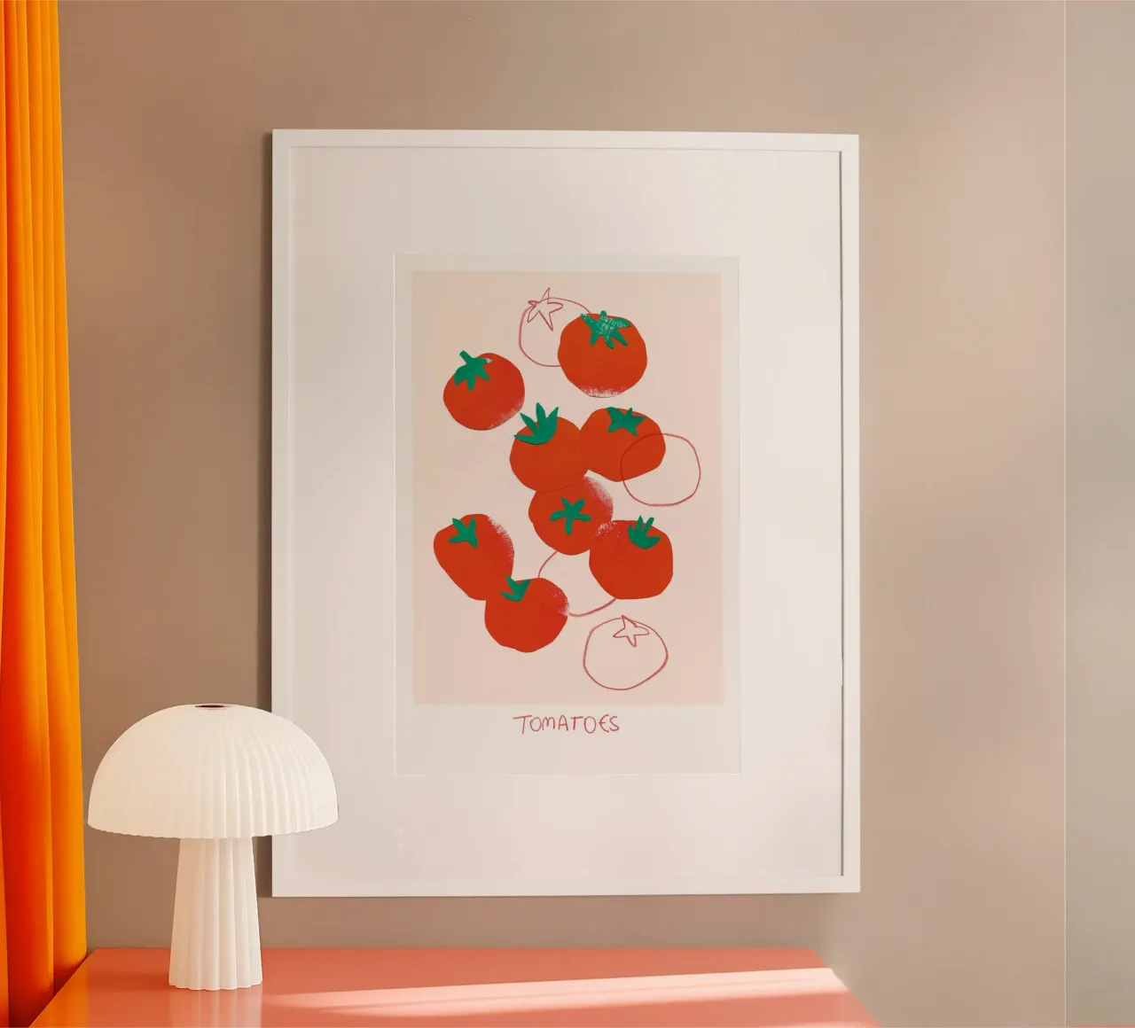 Tomatoes carta hahnemühle da Farina Kuklinski