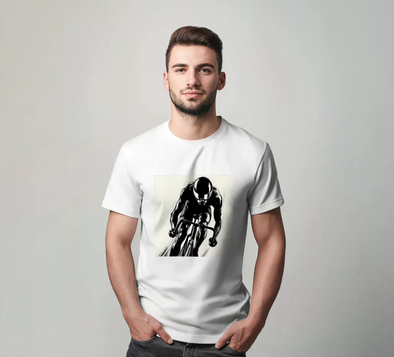 BICYCLE TIME TRIAL t-shirt by ARTOMATIC
