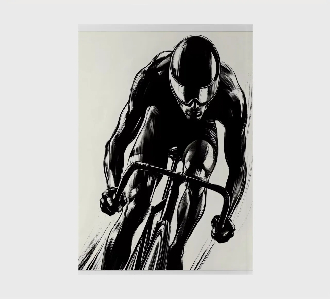 BICYCLE TIME TRIAL notebook by ARTOMATIC