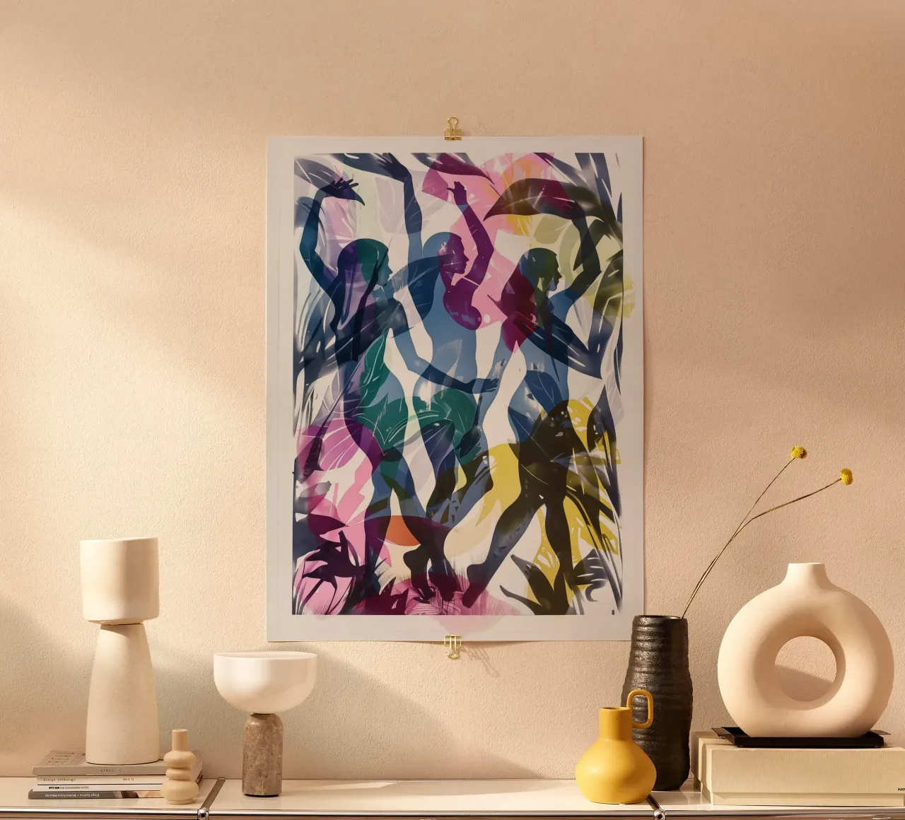 Drie naakte dansende vrouwen (Rites Of Spring) poster van Autofocus