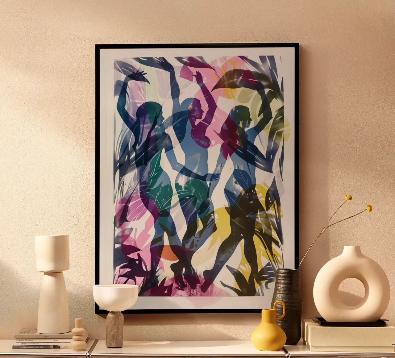 Drie naakte dansende vrouwen (Rites Of Spring) poster van Autofocus