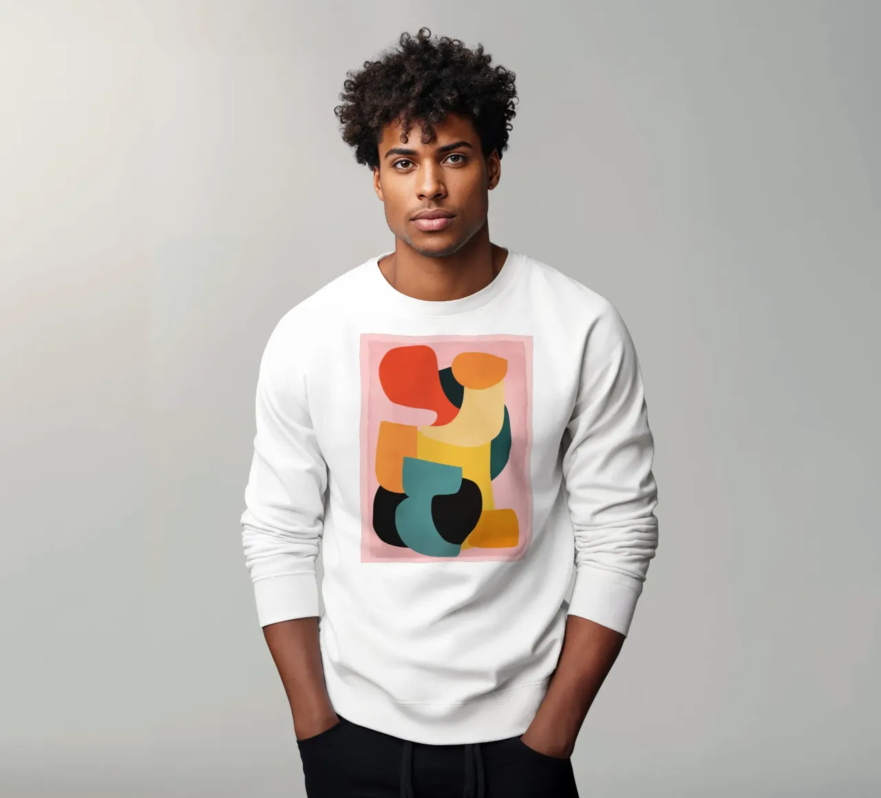 Shape Composition sweatshirt by ThingDesign
