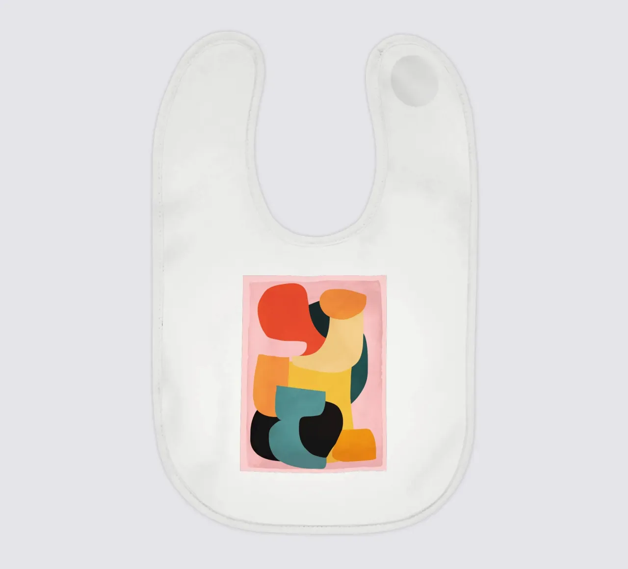 Shape Composition baby bib by ThingDesign
