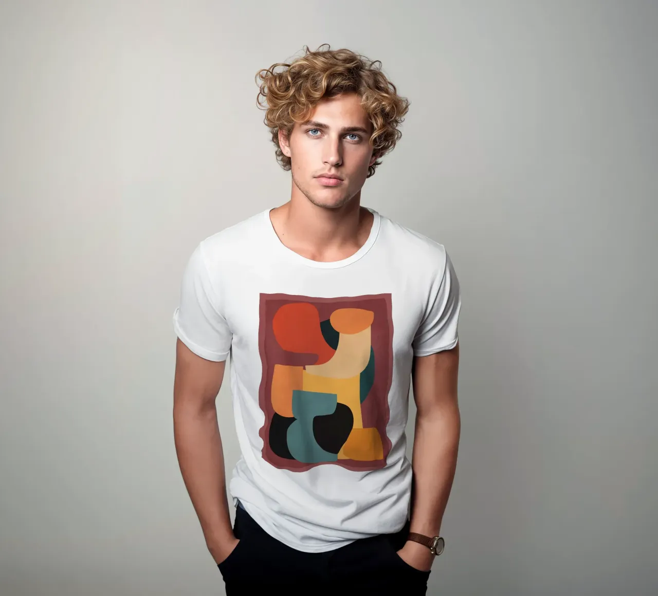 Composizione della forma t-shirt da ThingDesign