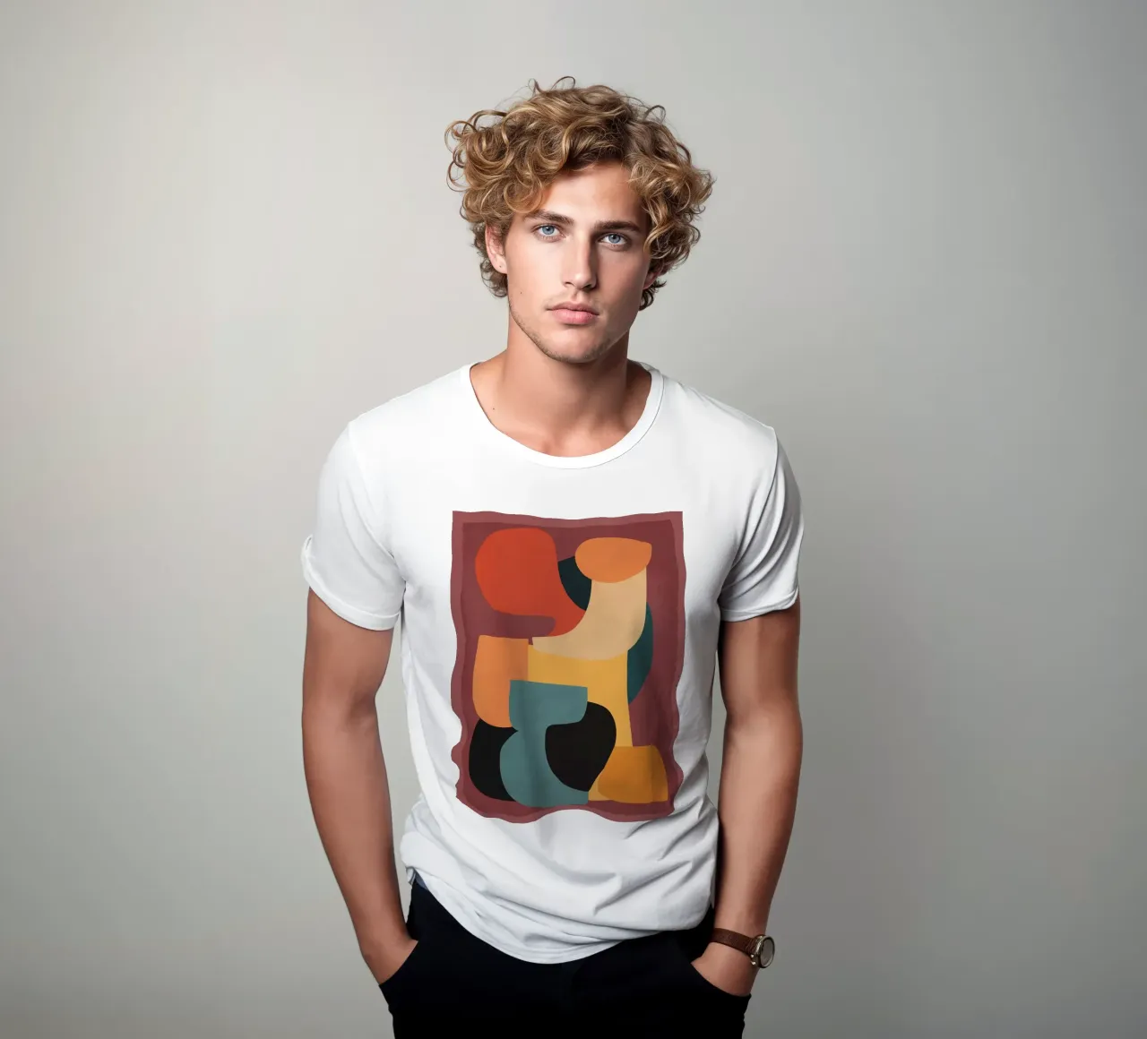 Composizione della forma t-shirt da ThingDesign