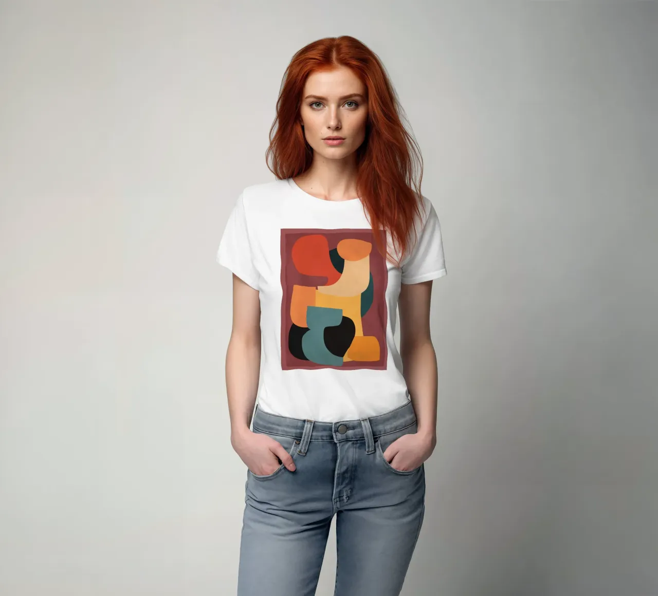 Composizione della forma t-shirt da ThingDesign