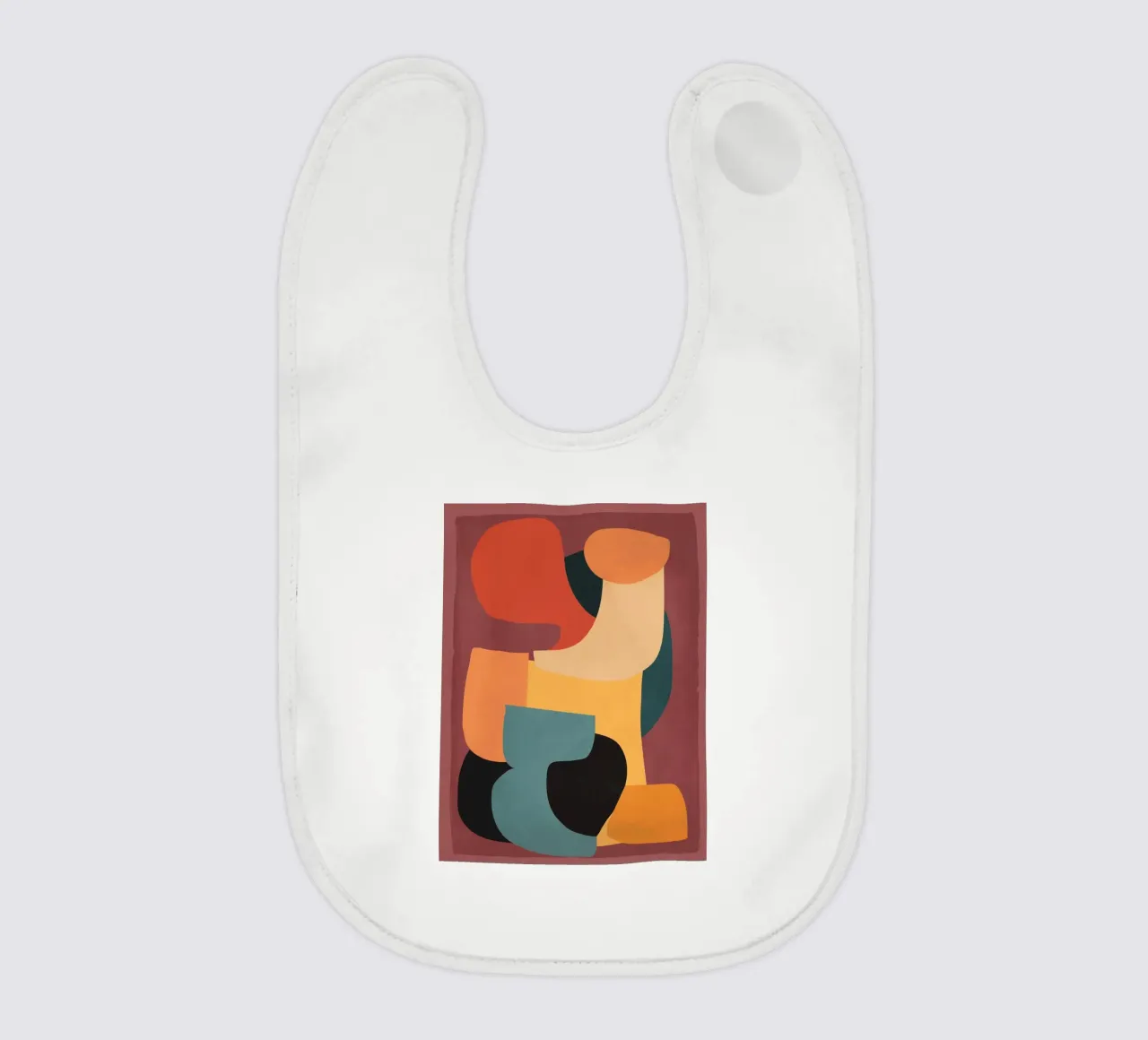 Shape Composition baby bib by ThingDesign