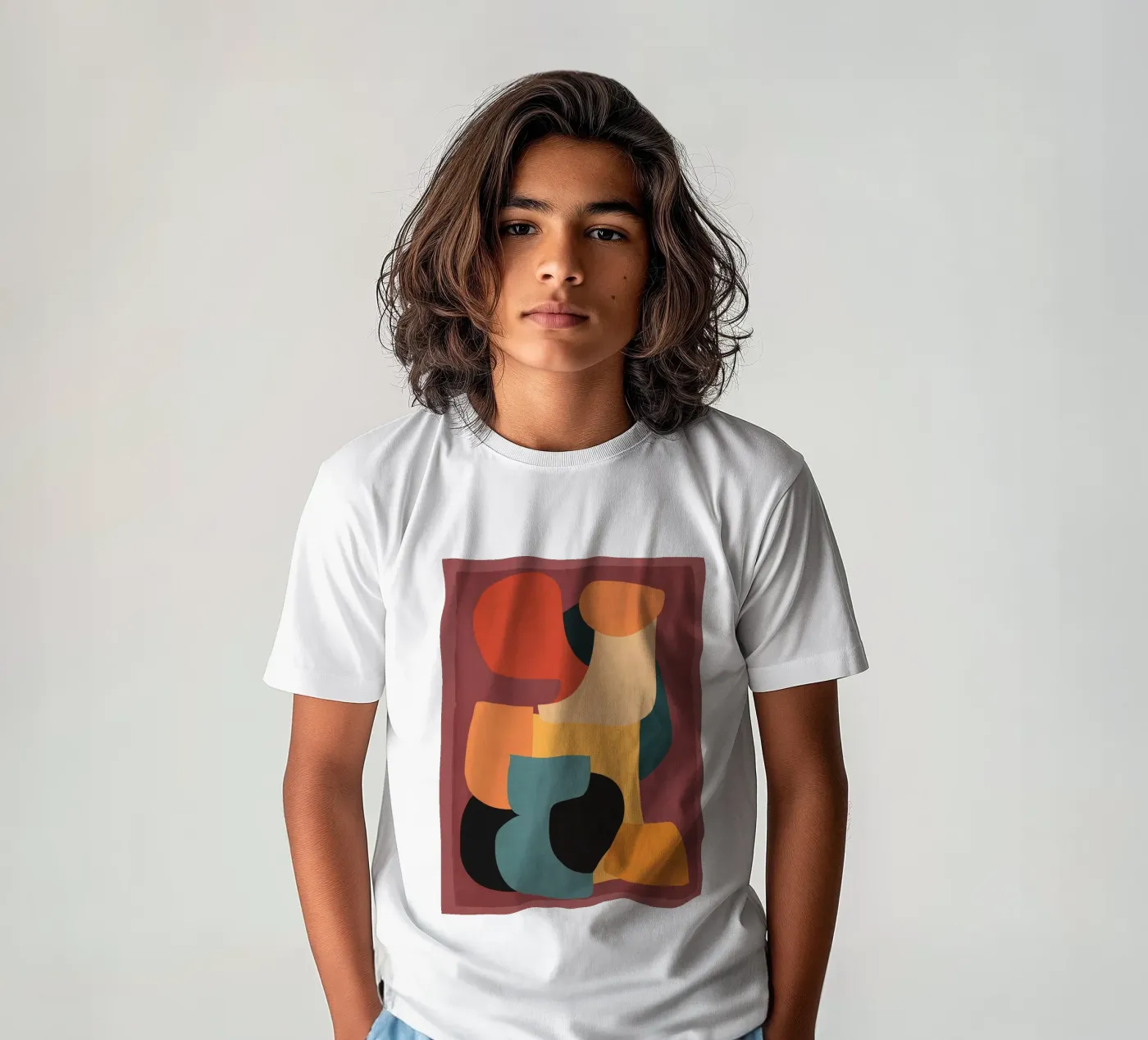 Shape Composition kids t-shirt by ThingDesign