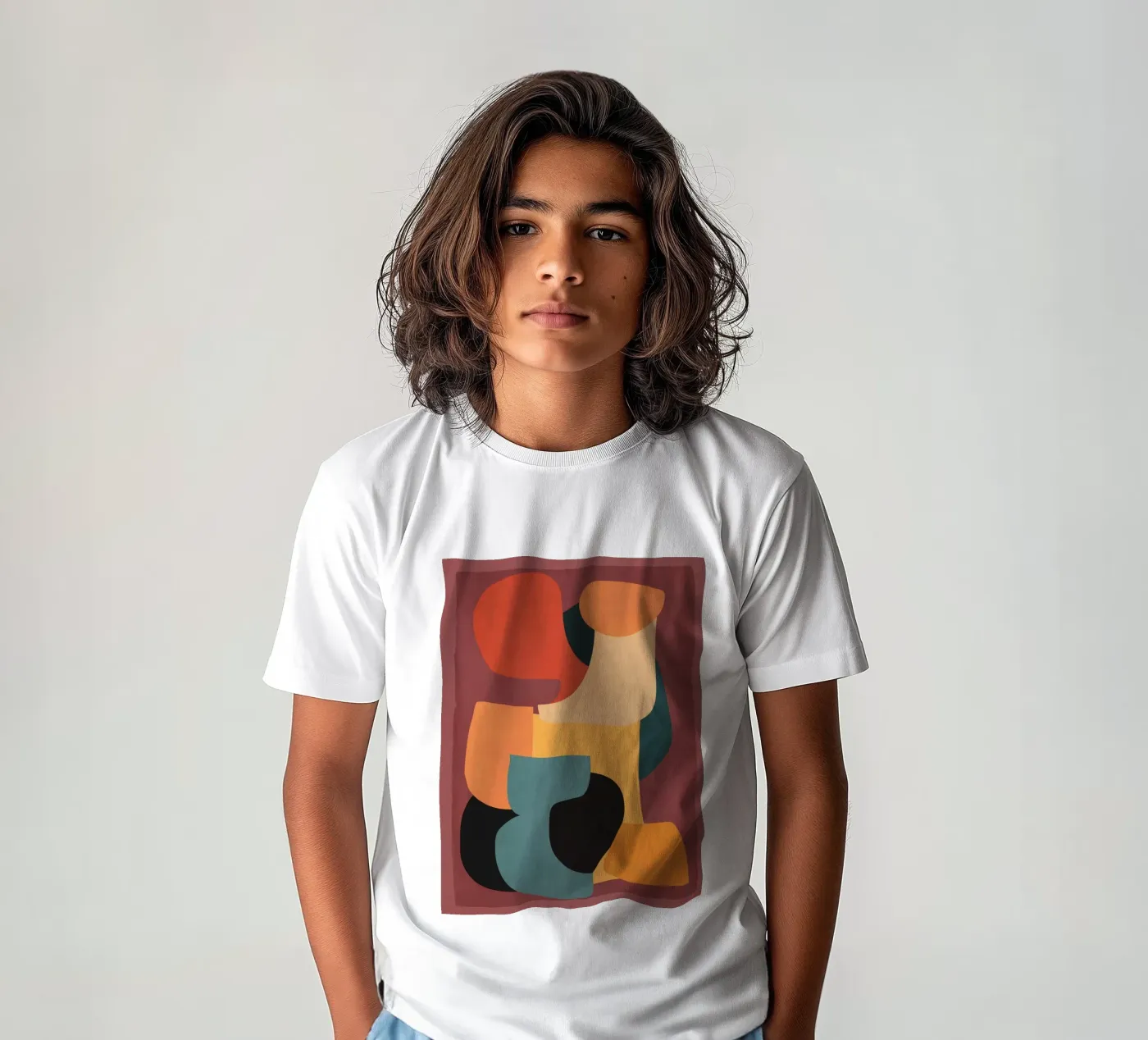 Shape Composition kids t-shirt by ThingDesign