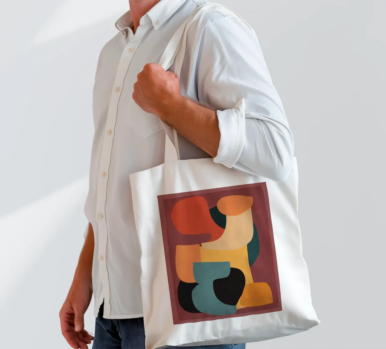 Shape Composition tote bag by ThingDesign