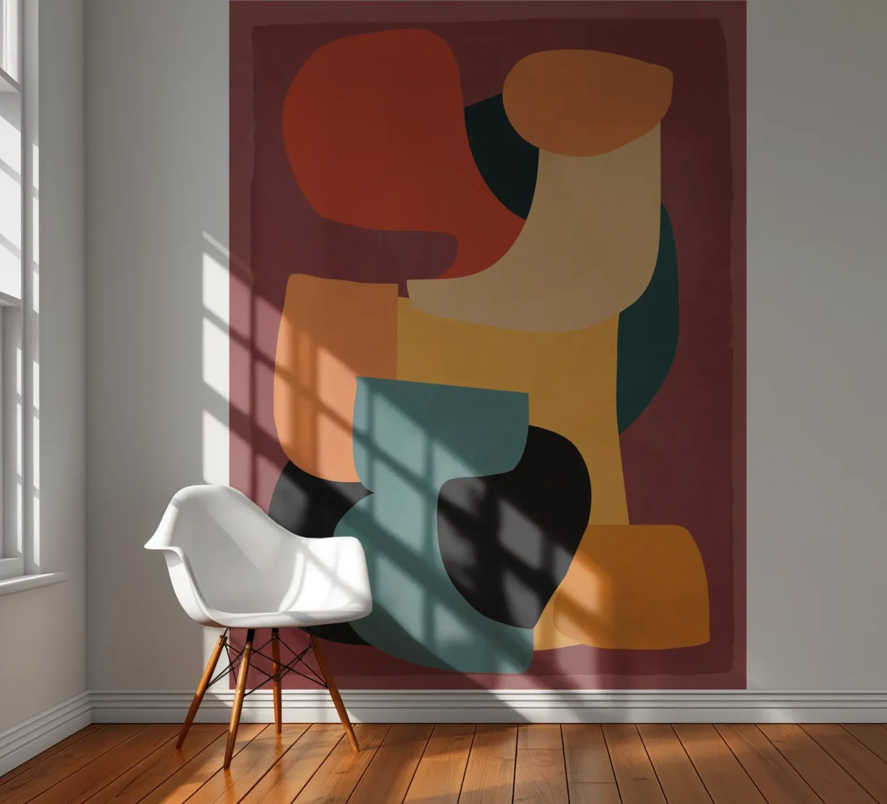 Vormsamenstelling fotobehang van ThingDesign