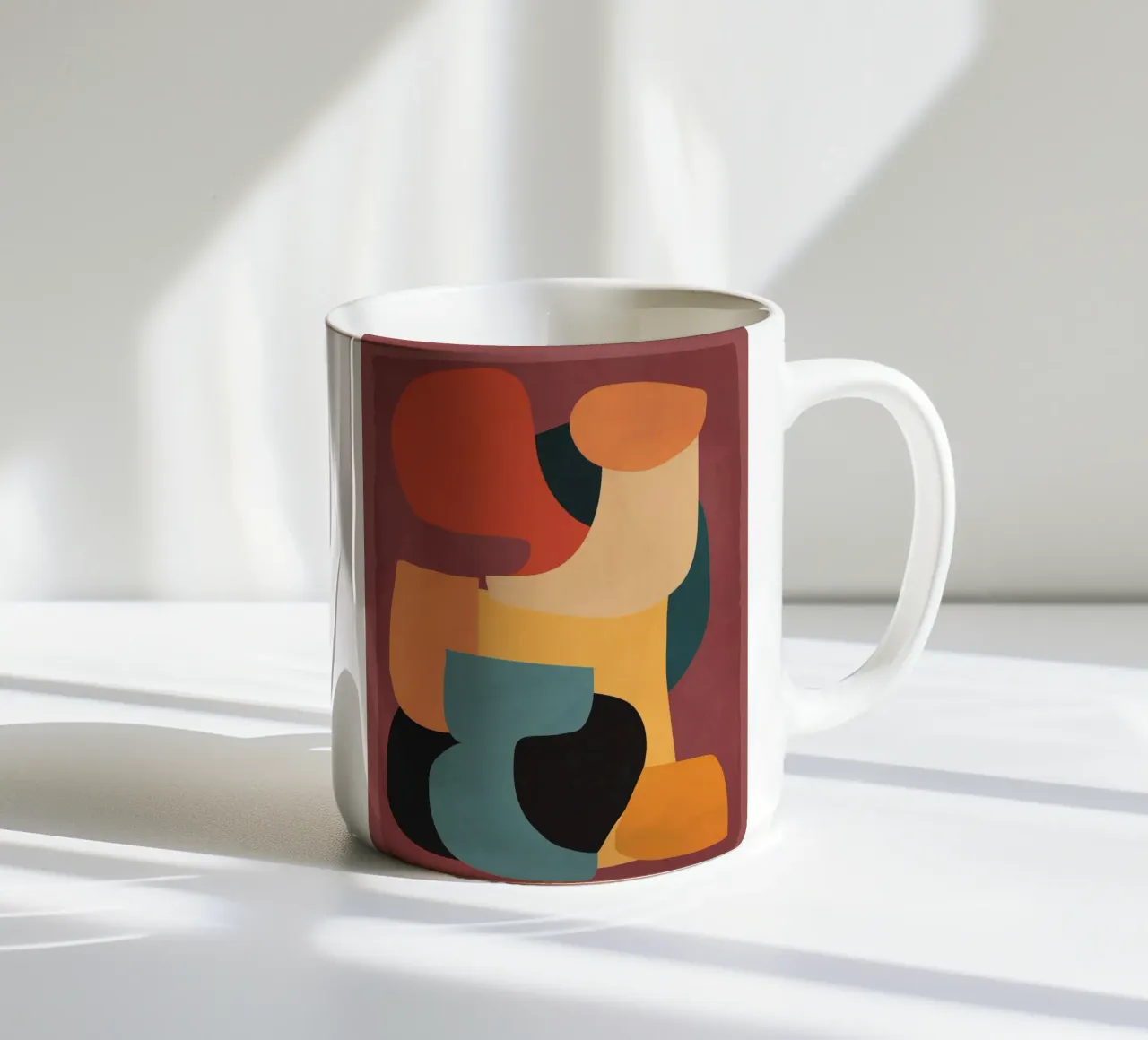 Shape Composition ceramic mug by ThingDesign