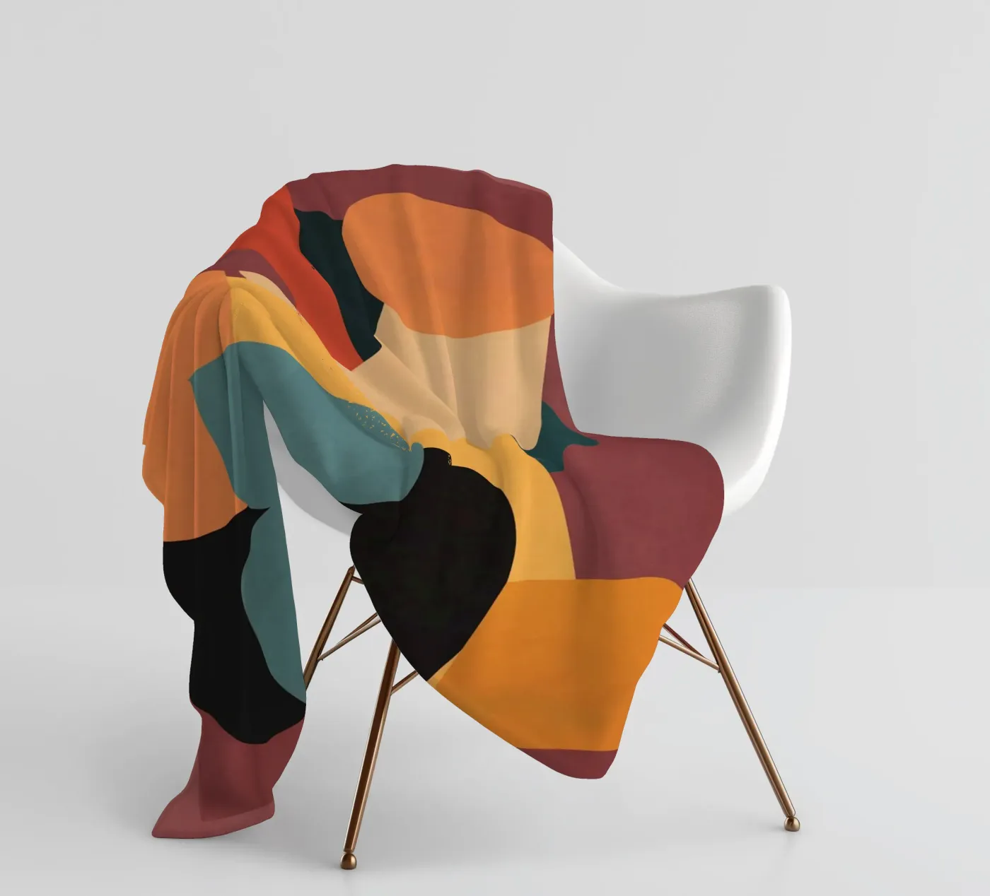Shape Composition fleece blanket by ThingDesign