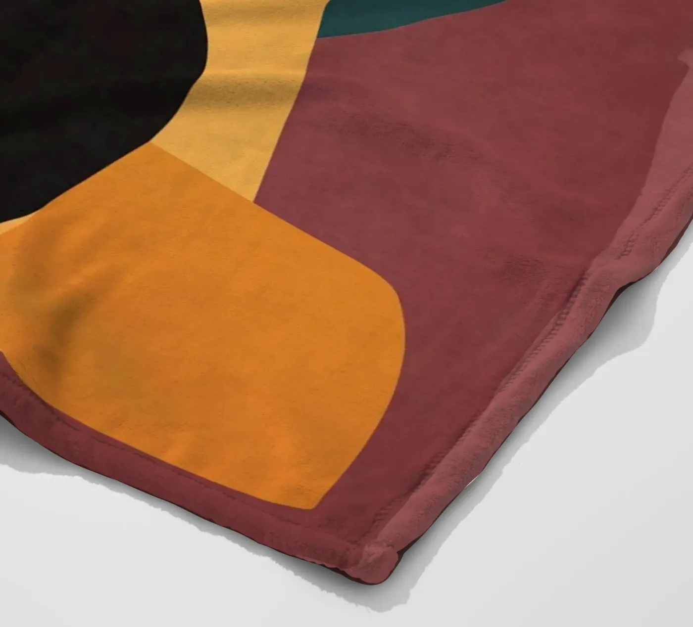 Shape Composition fleece blanket by ThingDesign