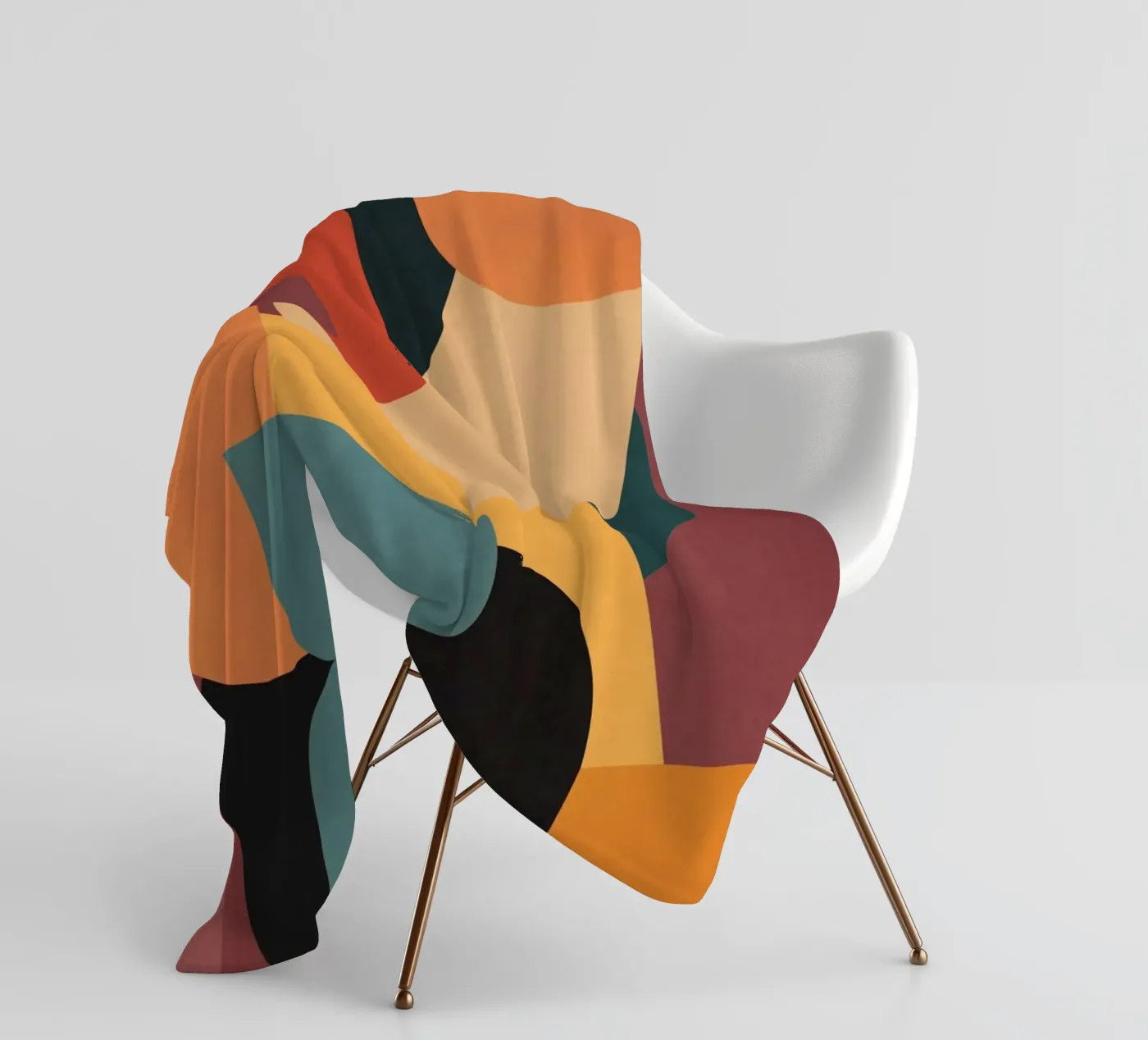Shape Composition fleece blanket by ThingDesign