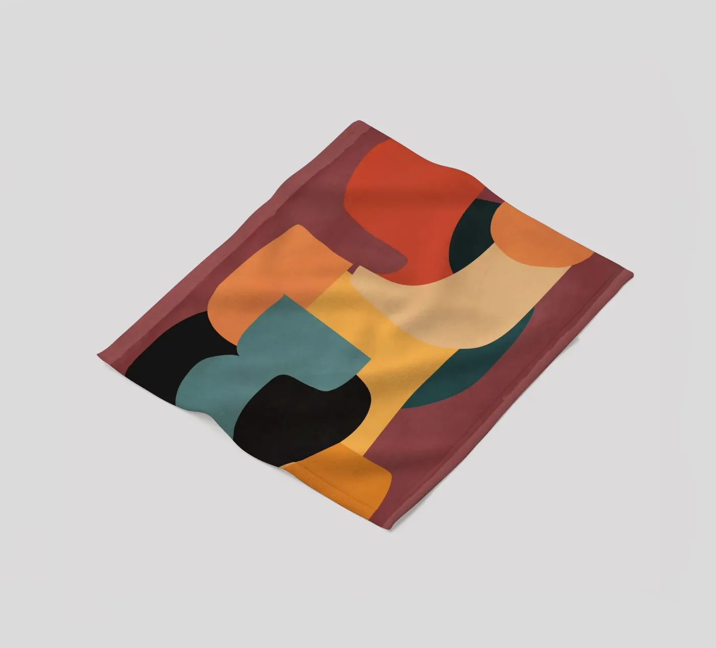 Shape Composition fleece blanket by ThingDesign