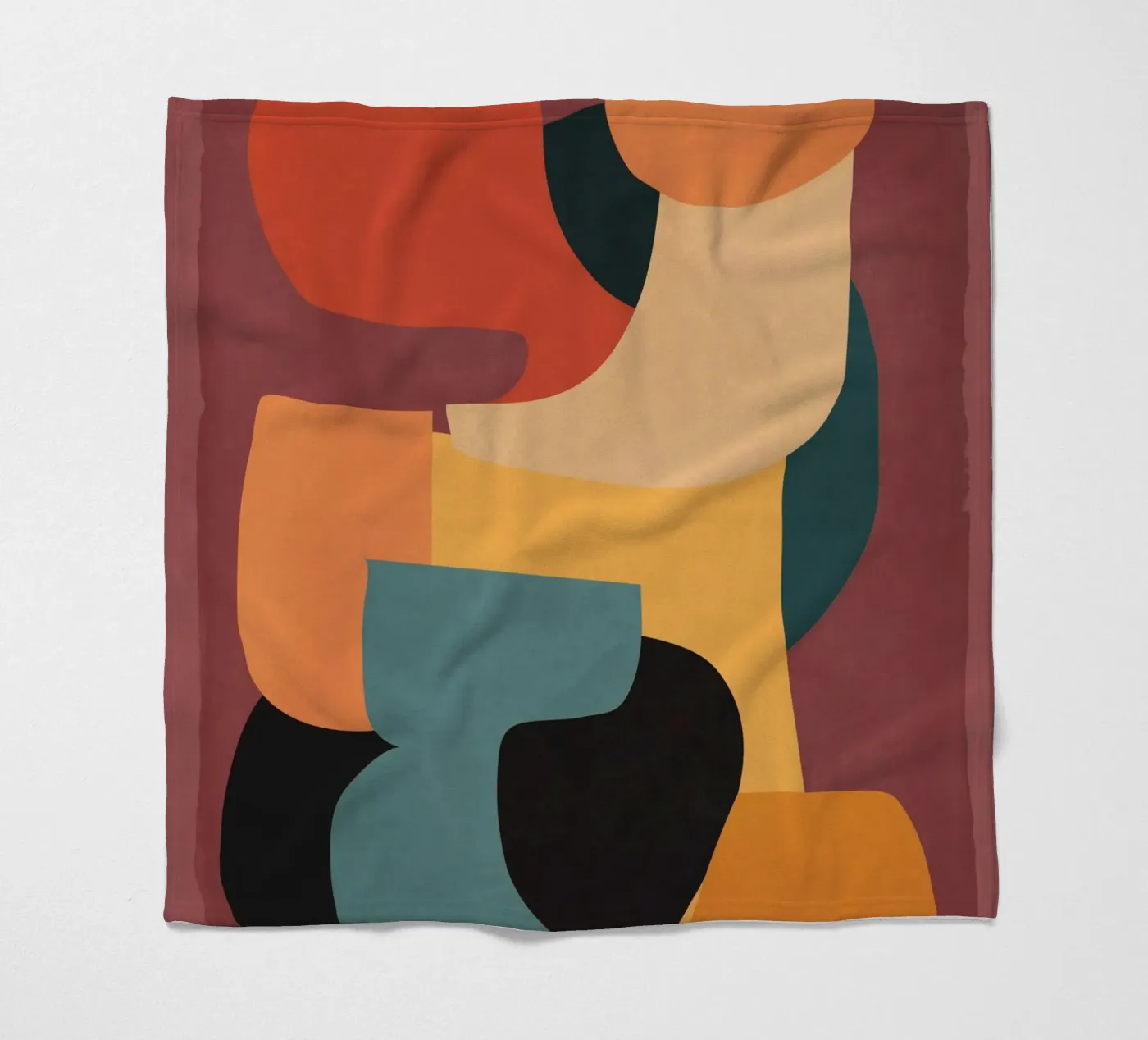 Shape Composition fleece blanket by ThingDesign