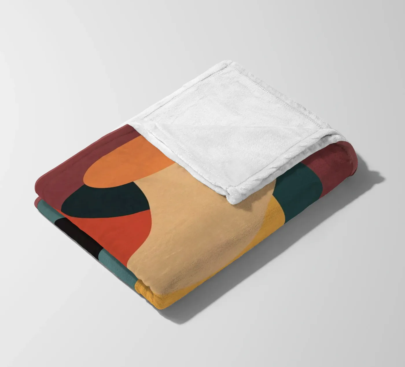 Shape Composition fleece blanket by ThingDesign