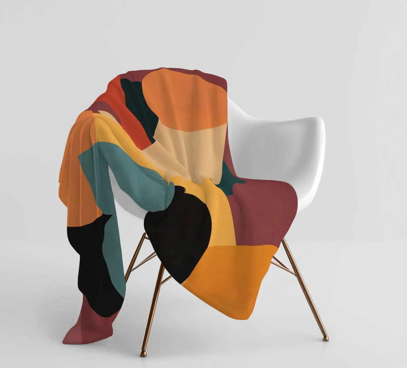 Shape Composition fleece blanket by ThingDesign
